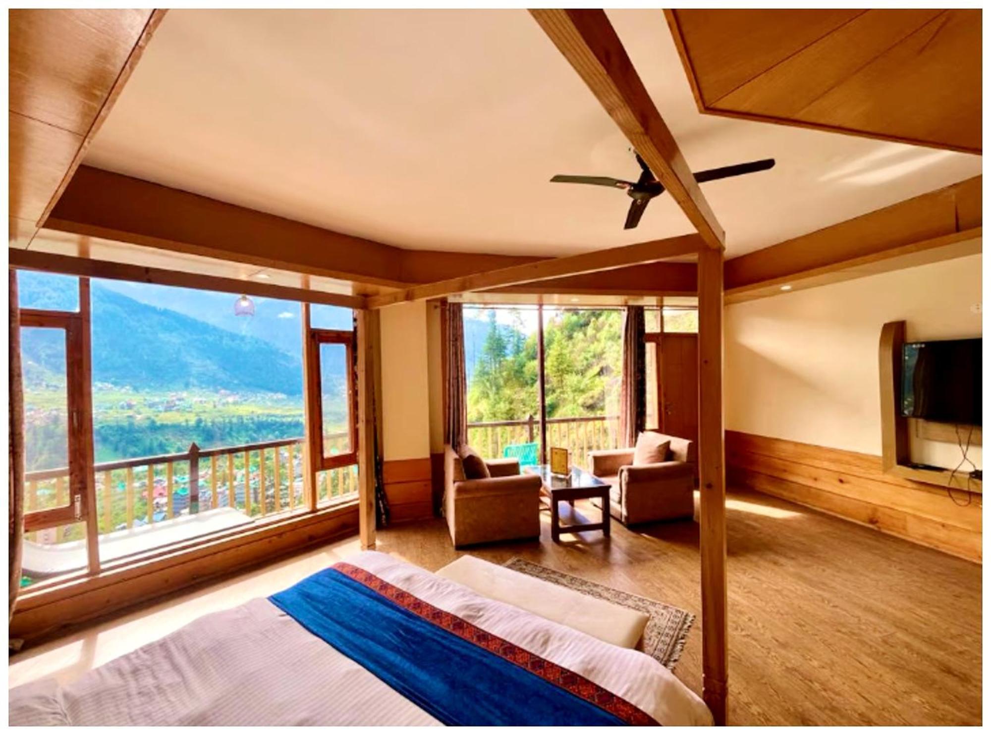 Manali Hotel T H E - B D - R E S O R T - Free Parking - Jungle Safari And Restaurant Facilities -Luxury & Spacious Room - Best Premium Hotel In Manali Экстерьер фото