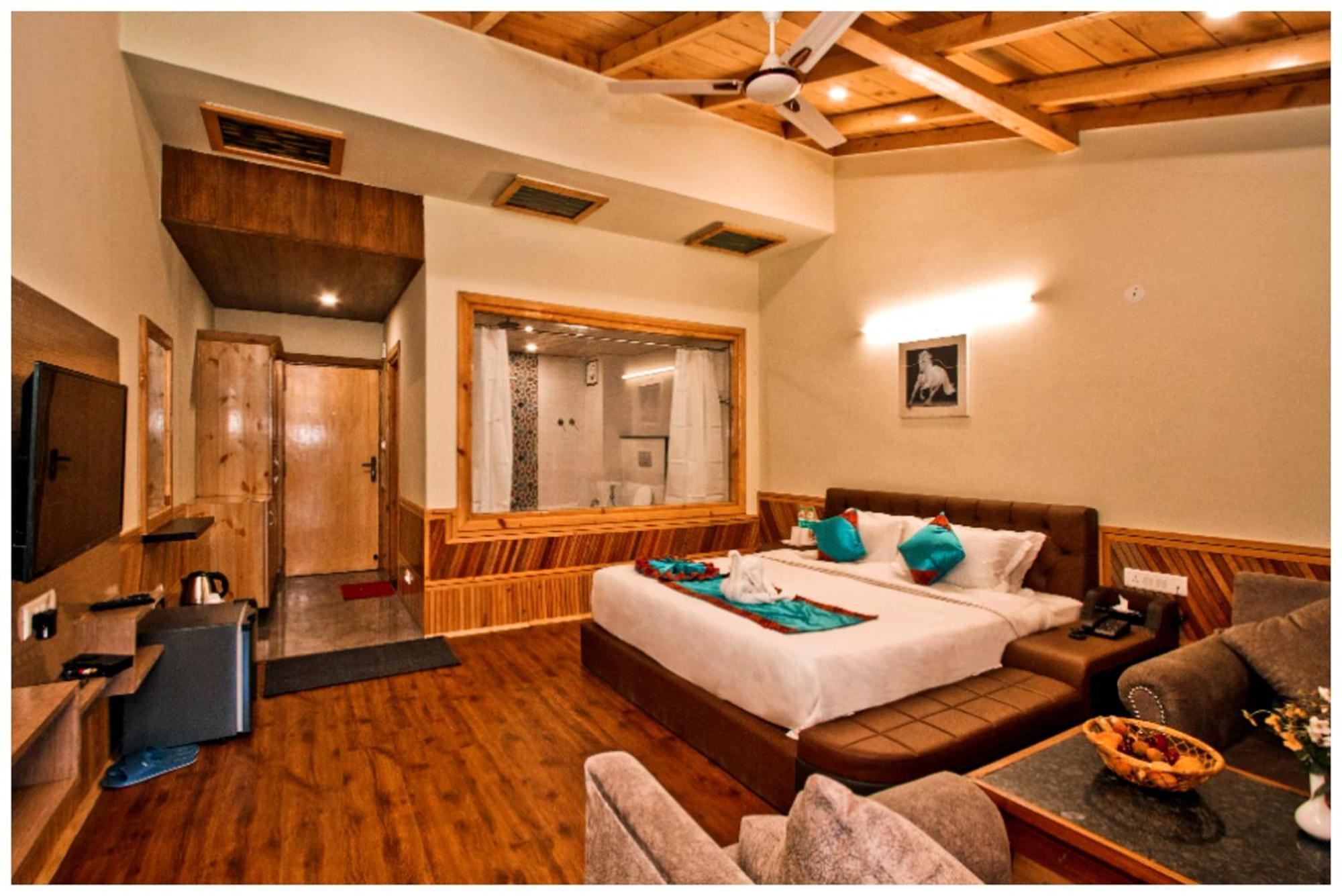 Manali Hotel T H E - B D - R E S O R T - Free Parking - Jungle Safari And Restaurant Facilities -Luxury & Spacious Room - Best Premium Hotel In Manali Экстерьер фото